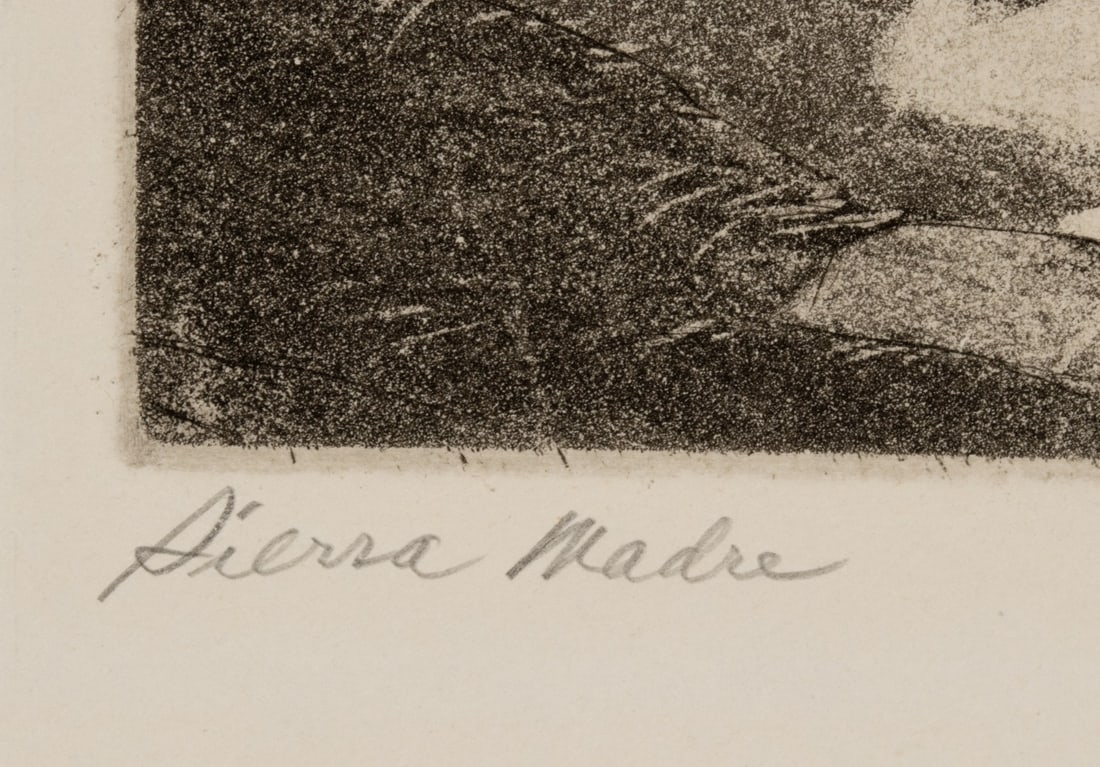 CHARLES CAPPS (1898-1981) PENCIL SIGNED ETCHING - 8