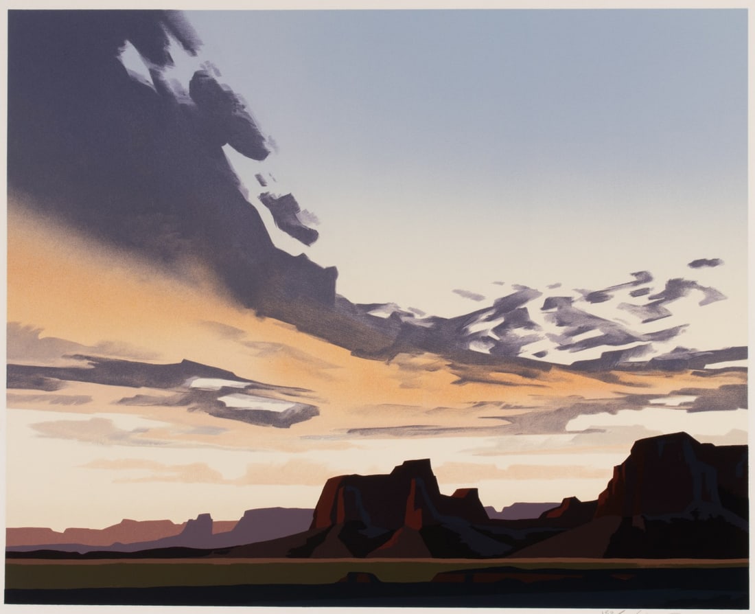 ED MELL (1942-2024) FINE SIGNED WESTERN LANDSCAPE LITHO (1 of 11)