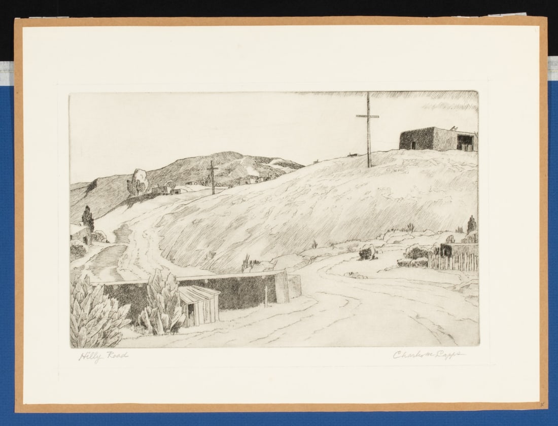 CHARLES CAPPS (1898-1981) PENCIL SIGNED ETCHING - 2