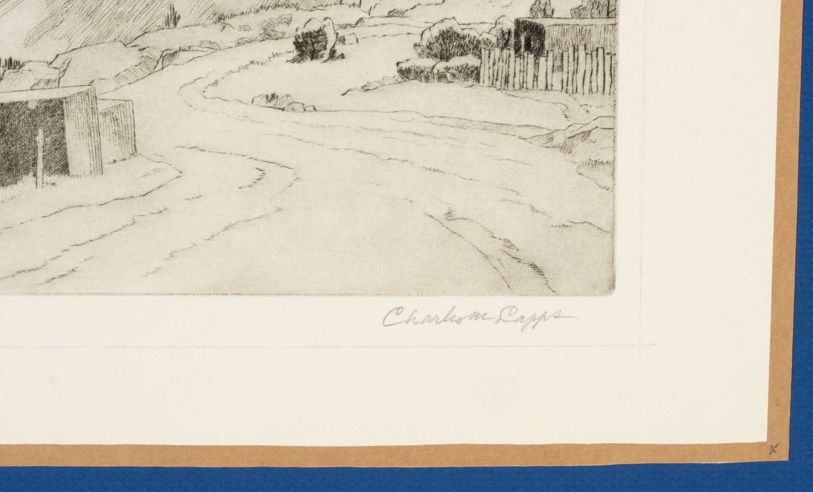 CHARLES CAPPS (1898-1981) PENCIL SIGNED ETCHING - 5