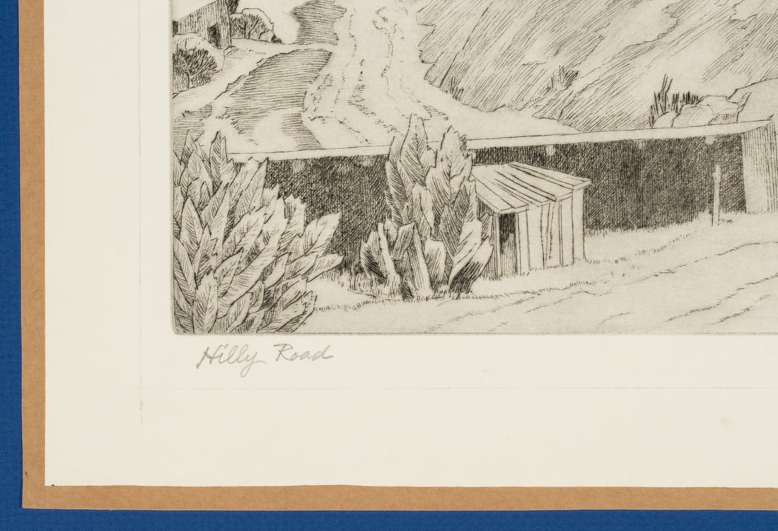 CHARLES CAPPS (1898-1981) PENCIL SIGNED ETCHING - 6