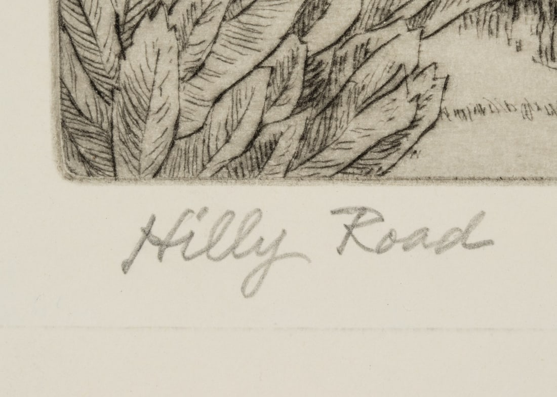 CHARLES CAPPS (1898-1981) PENCIL SIGNED ETCHING - 8