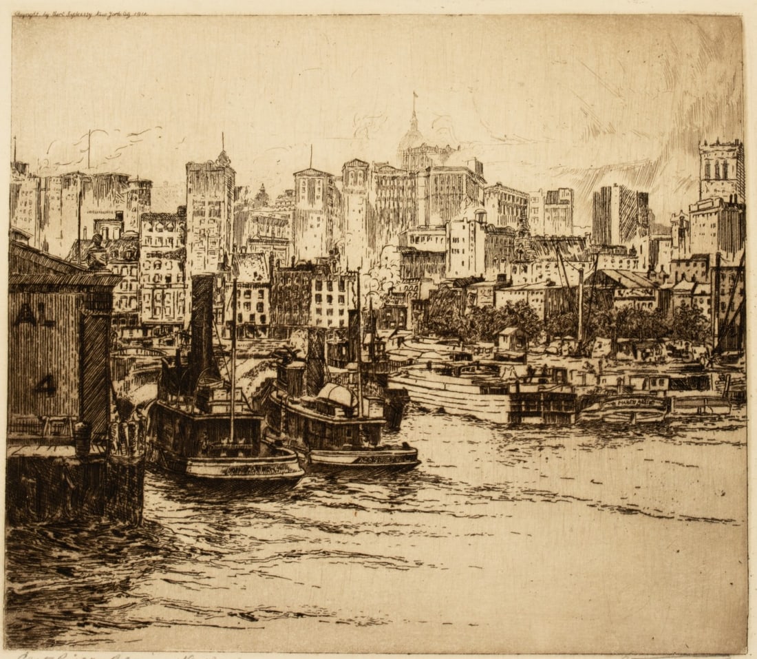 CURT SZEKESSY (ACTIVE 1918-1931) PENCIL SIGNED ETCHING (1 of 14)