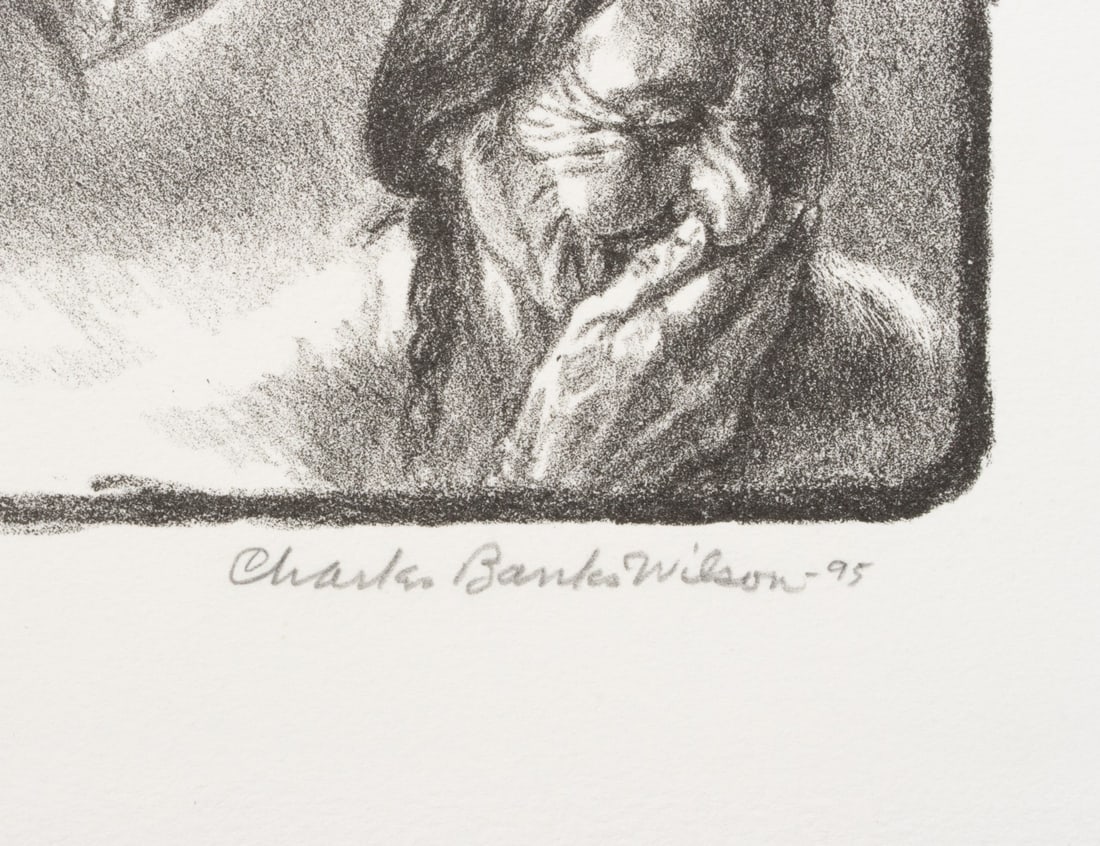 CHARLES BANKS WILSON PENCIL SIGNED LITHOGRAPHS (FIVE) - 2