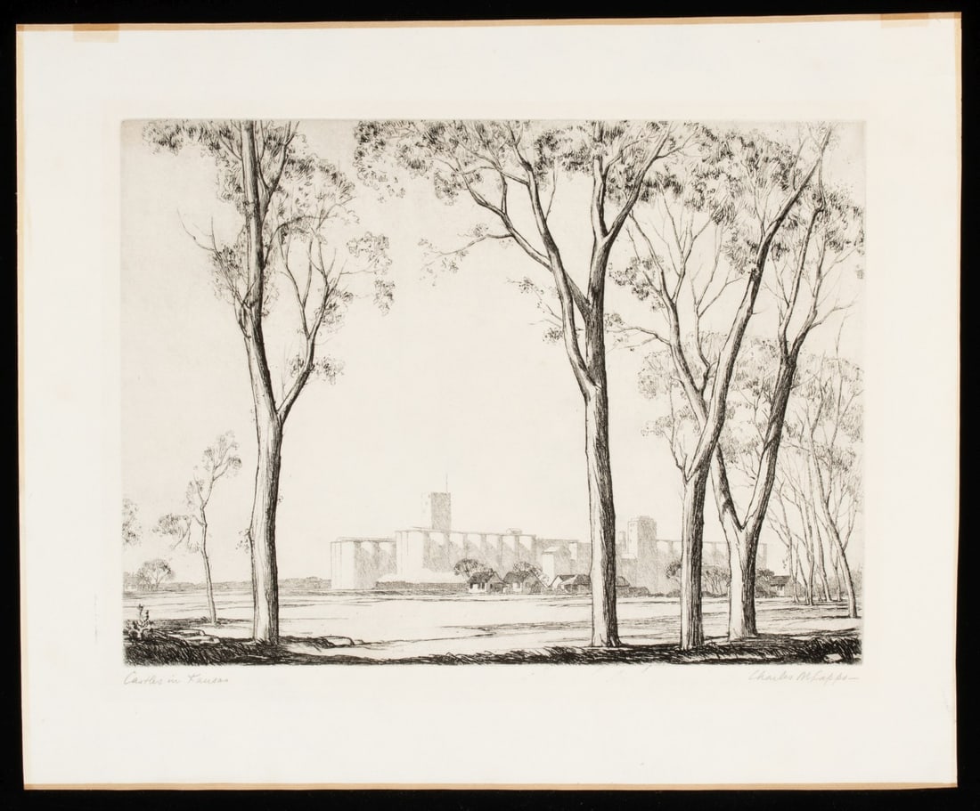 CHARLES CAPPS (1898-1981) PENCIL SIGNED ETCHING - 2