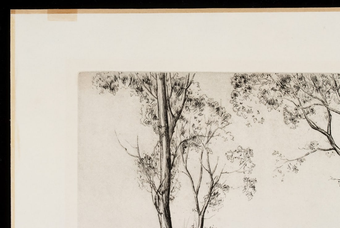 CHARLES CAPPS (1898-1981) PENCIL SIGNED ETCHING - 3