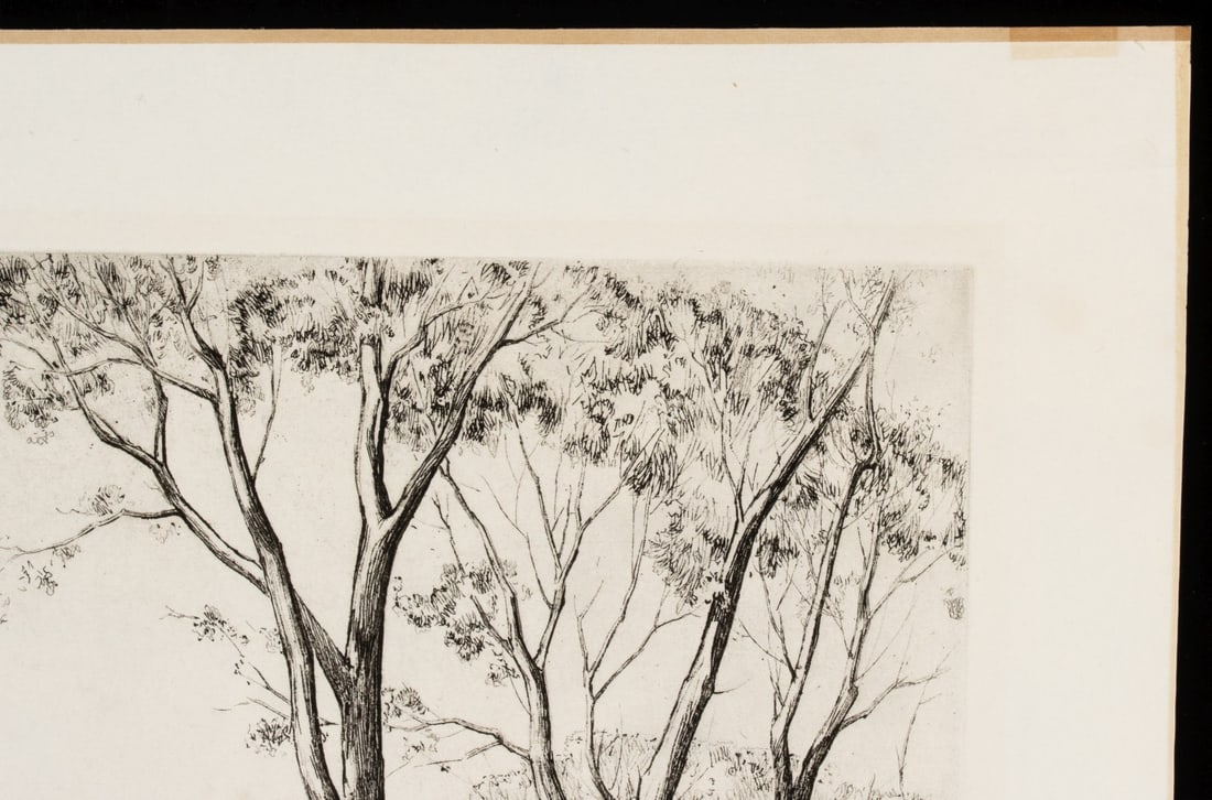 CHARLES CAPPS (1898-1981) PENCIL SIGNED ETCHING - 4