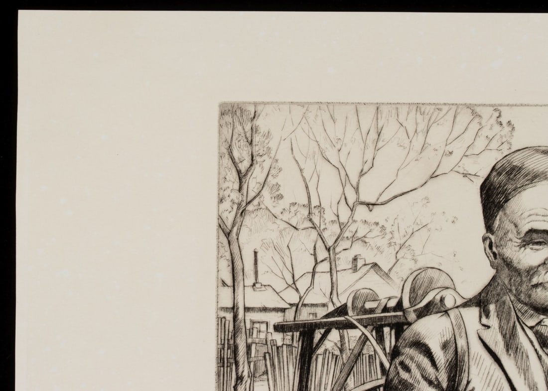 CHARLES CAPPS (1898-1981) PENCIL SIGNED ETCHING - 3