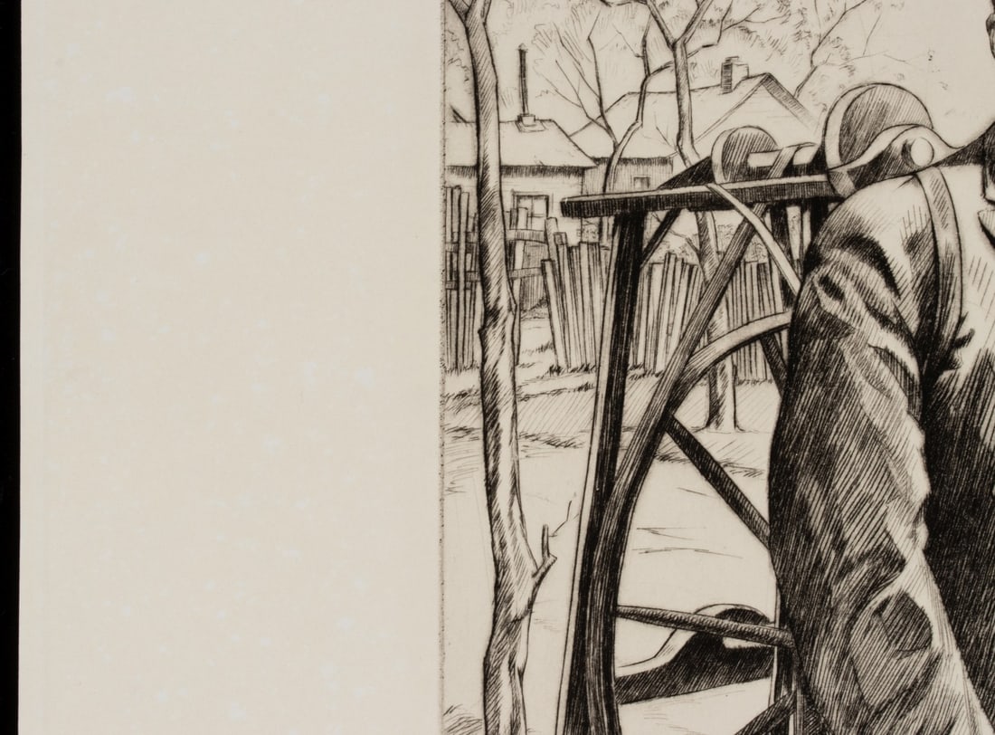 CHARLES CAPPS (1898-1981) PENCIL SIGNED ETCHING - 8