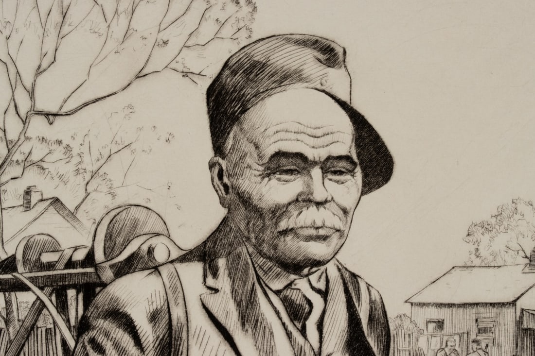 CHARLES CAPPS (1898-1981) PENCIL SIGNED ETCHING - 9