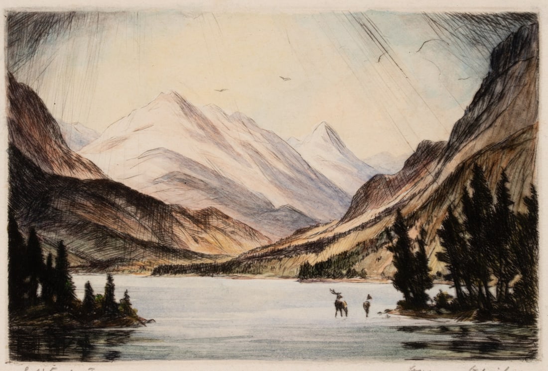 HANS KLEIBER (1887-1967) PENCIL SIGNED COLOR ETCHING (1 of 11)
