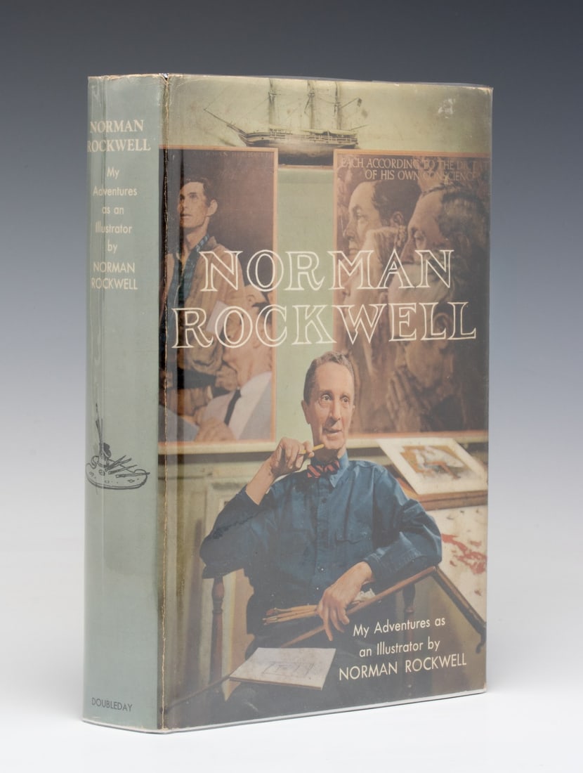 NORMAN ROCKWELL SIGNED 1ST ED. AUTOBIOGRAPHY, 1960 (1 of 11)