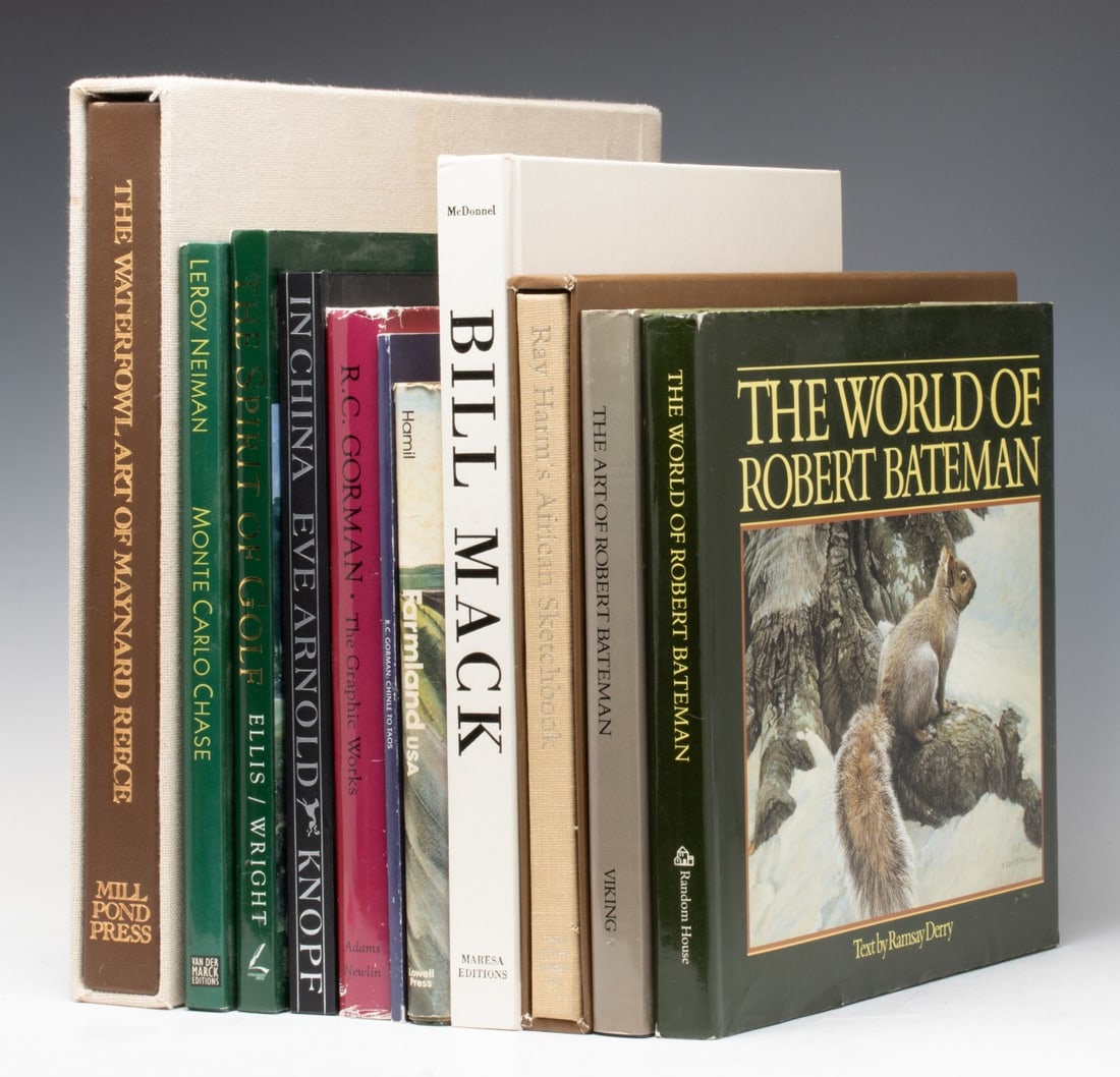 A COLLECTION OF ARTIST-SIGNED COFFEE TABLE BOOKS (1 of 3)