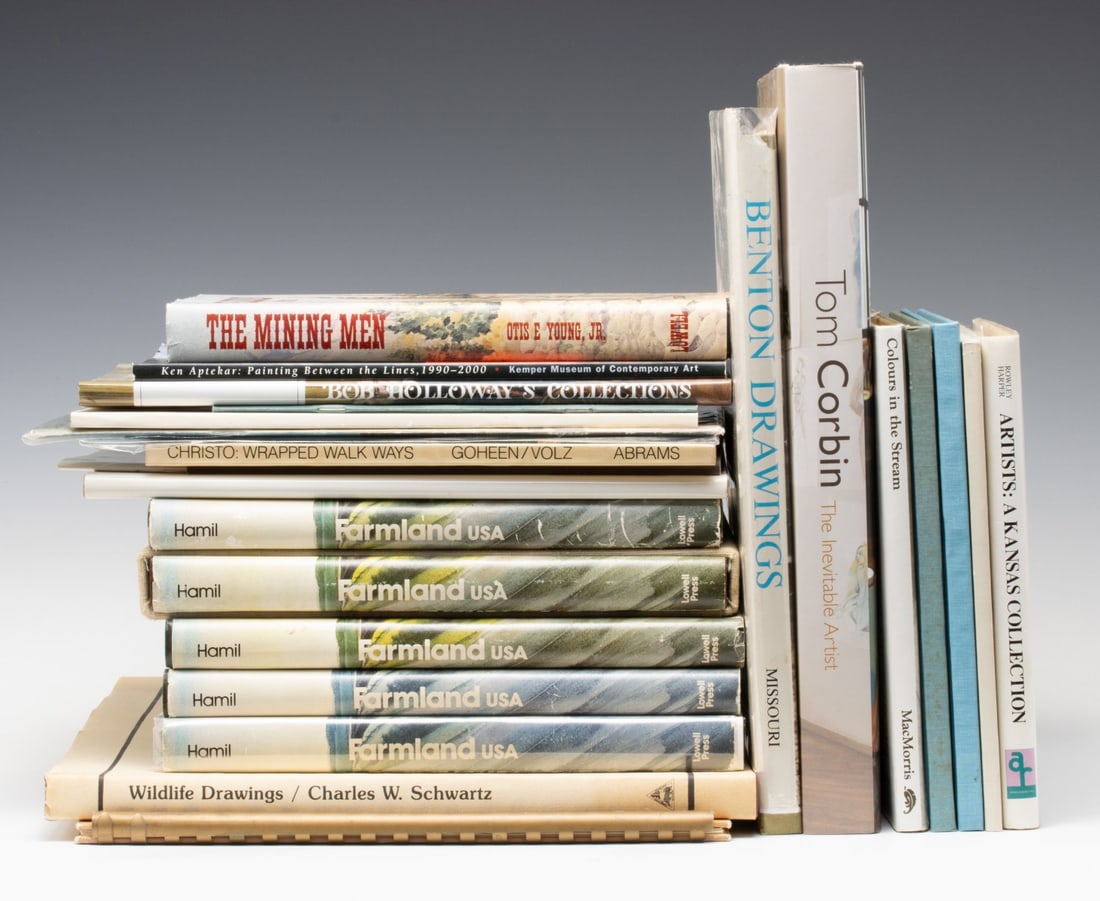 A GROUP OF SIGNED BOOKS BY MIDWEST REGIONALIST ARTISTS (1 of 5)