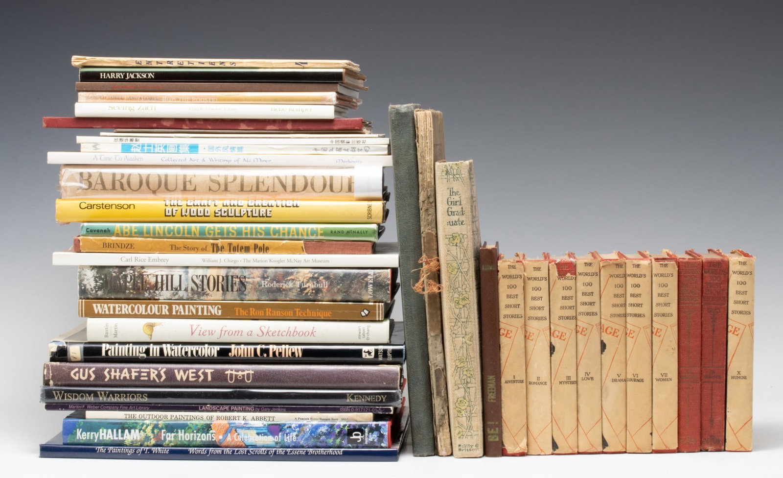 A LARGE COLLECTION OF ARTIST-SIGNED BOOKS (1 of 8)