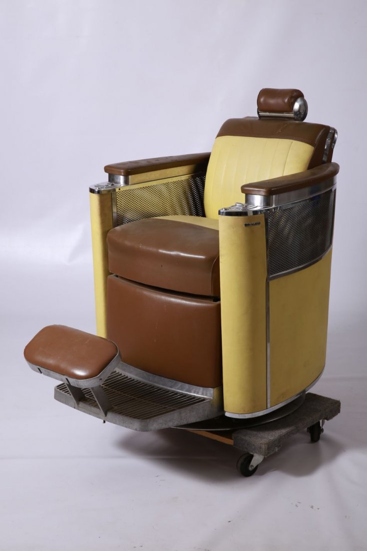 KOKEN PREMIER ART DECO BARBER CHAIR Nov 29, 2013 Soulis Auctions in MO