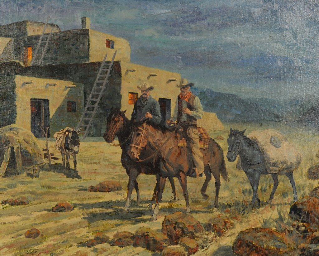JOHN PAUL STRAIN (1955 , TEXAS) OIL ON CANVAS
