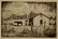 PHIL EPP (1946- ) PENCIL SIGNED ETCHING, NEW MEXICO - 2