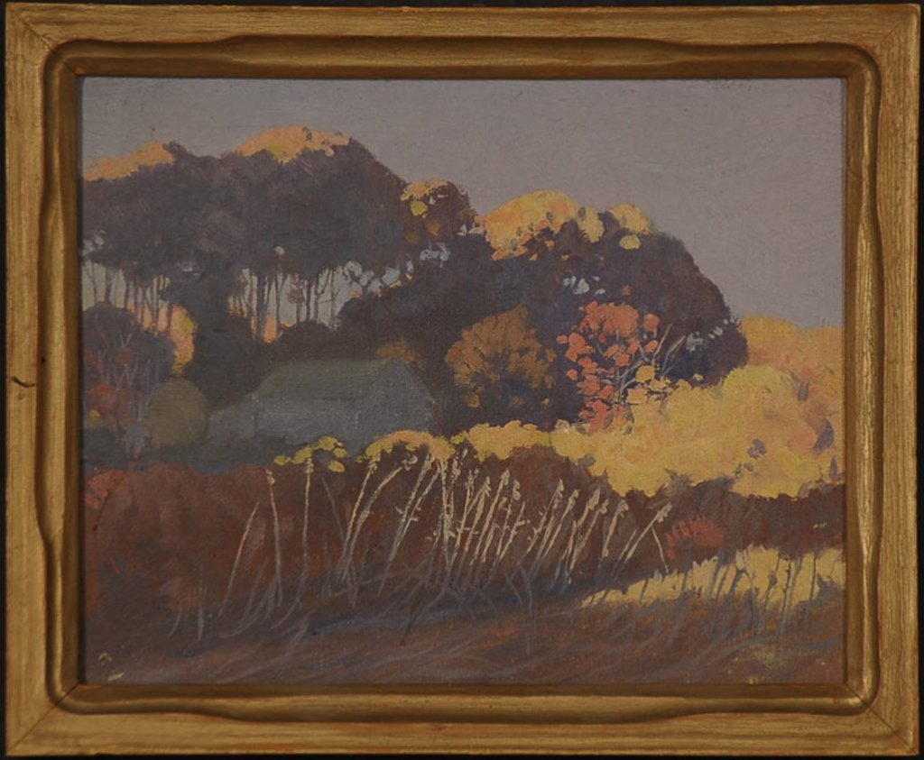 TOM MILTON WILDER (1876-1956) OIL ON PANEL (THREE: Two are signed in the lower left, one unsigned, canvas boards measure 8 x 10 inches, frames measure 9.25 x 11 inches.