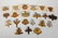 TWENTY BRITISH COUNTY REGIMENT CAP BADGES