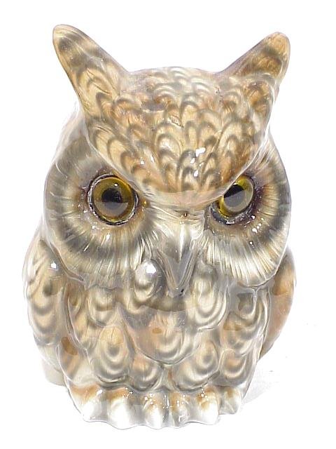 Ernst Bohne Lighted Owl Porcelain Perfum