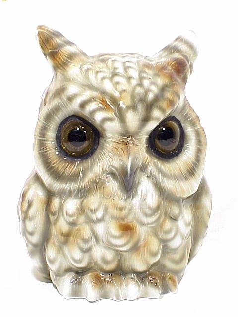 Ernst Bohne Lighted Owl Porcelain Perfum