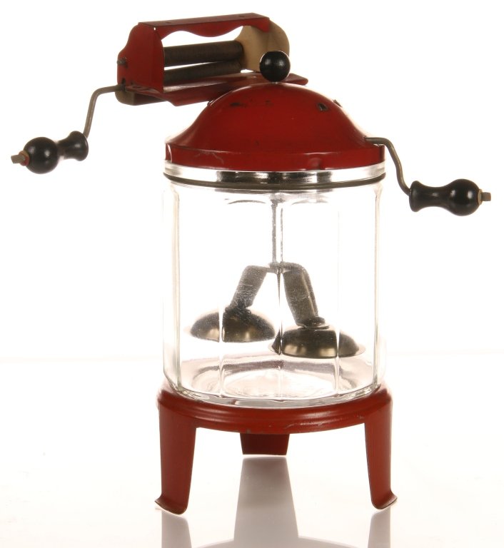 WOLVERINE BRAND CHILD'S TOY WRINGER WASHER: With embossed maker's trade mark on the base of the brass portion. Measures 10 x 7.75 inches in diameter.