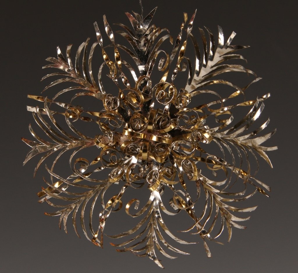 LESTER RAYMER (1907 - 1991) CUT TIN STAR: Unsigned, this work measures 4 inches. Provenance: a private estate, Lindsborg, KS.