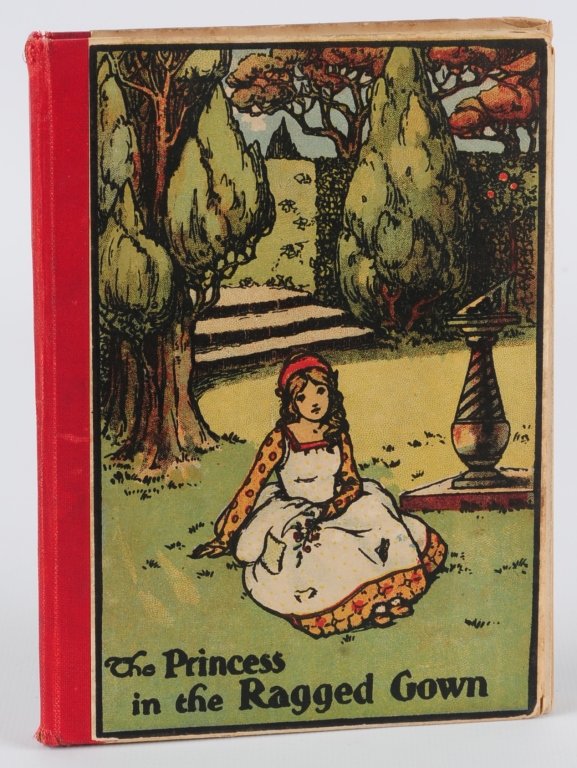 FIVE SMALL BOOKS OF CHILDREN'S TALES, EARLY 1900s: Collection of small pocket-sized editions of 'The Tale of Peter Rabbit,' 'The Princess in the Ragged Crown' and more. We are happy to offer in-house shipping for all but very large or very fragile ite