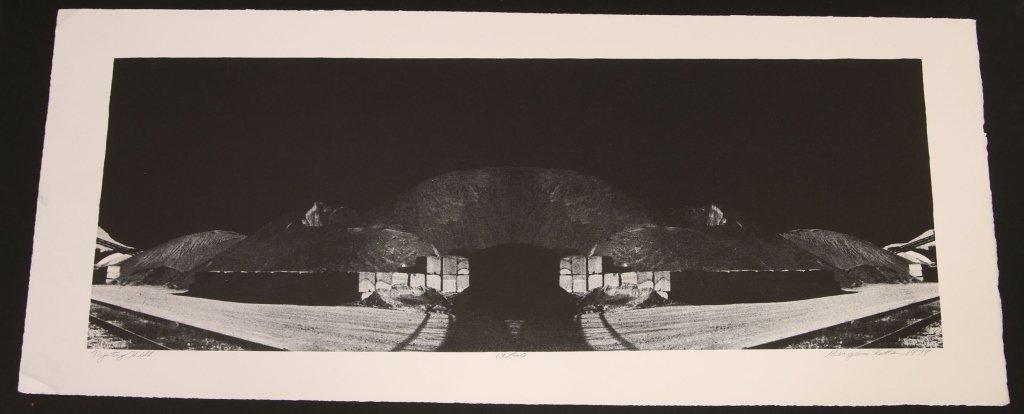 GEORGIANA KETTLER COOPER (B.1946) PENCIL SIGNED PRINTS: Three pencil signed photolithographs, signed lower right, dated 1978-1979, each in an edition of 20, titles on the lower left includes 'Mystery Hill' 2x and 'Gorgon', image sizes 11 x 31 inches, sheet