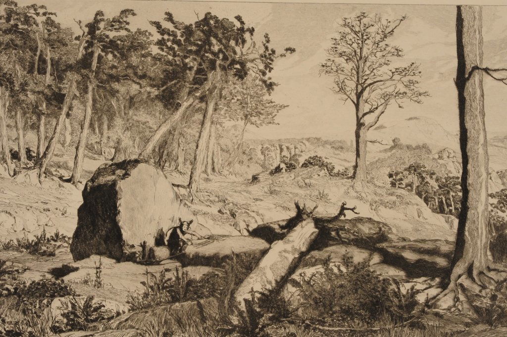 AFTER MAX KLINGER (1857-1920): Plates 6, 10 and 11 from Intermezzi, Opus IV, The Final State. Each measures approximately 17.5 x 24.75 inches. Provenance: The Estate of Kansas Artist David Melby. We are happy to offer in-house ship