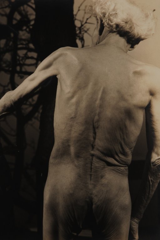 GEORGE PLATT LYNES (1907-1955) PHOTOGRAPH PRINT: Circa 1940s, singed verso with an ink stamp, print measures 9.5 x 7.25 inches. Provenance: The Estate of Kansas Artist David Melby. We are happy to offer in-house shipping for all but very large or ve