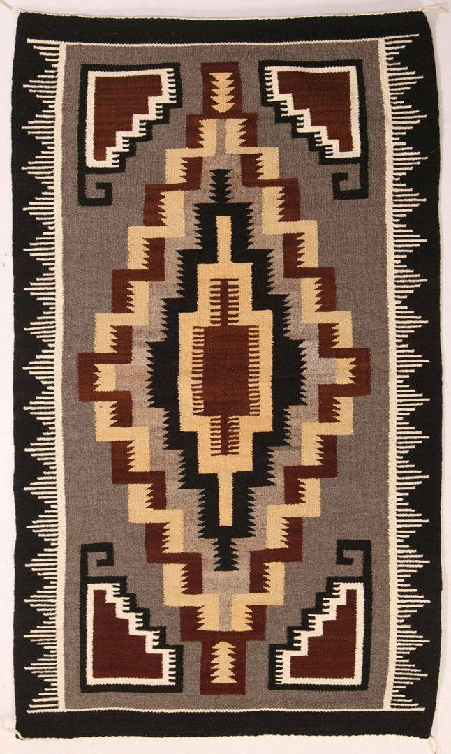 A FIVE COLOR NAVAJO TEEC NOS POS WEAVING (1 of 10)