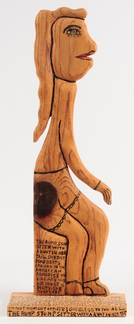 ATTRIBUTED HOWARD FINSTER (1916-2001), THE RUMP STUMP (1 of 10)