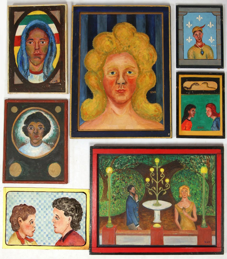 THE ESTATE OF OUTSIDER FOLK ARTIST R. BRUNER (b 1881) (1 of 10)