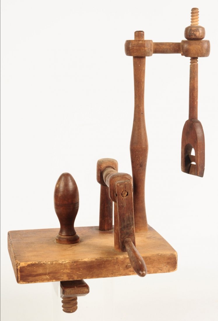 A 19TH C. SHAKER APPLE PEELER (1 of 9)