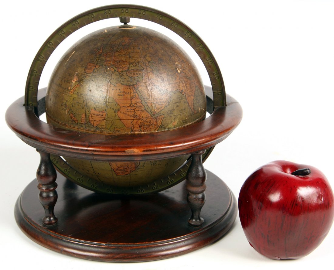 A PEERLESS WEBER COSTELLO 6-INCH TERRESTRIAL GLOBE (1 of 5)
