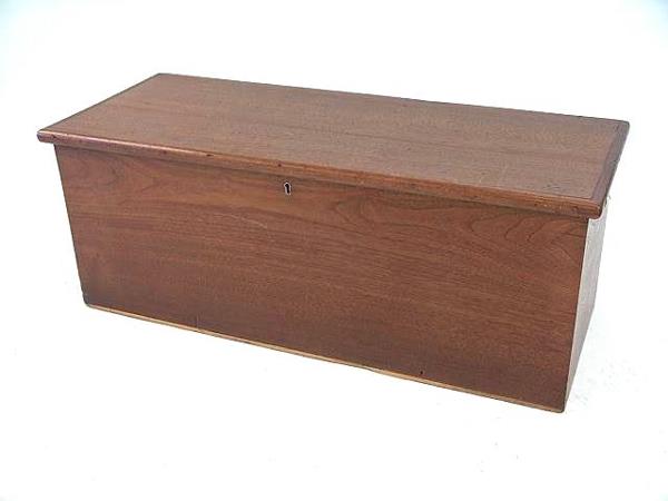 EARLY WALNUT BLANKET CHEST
