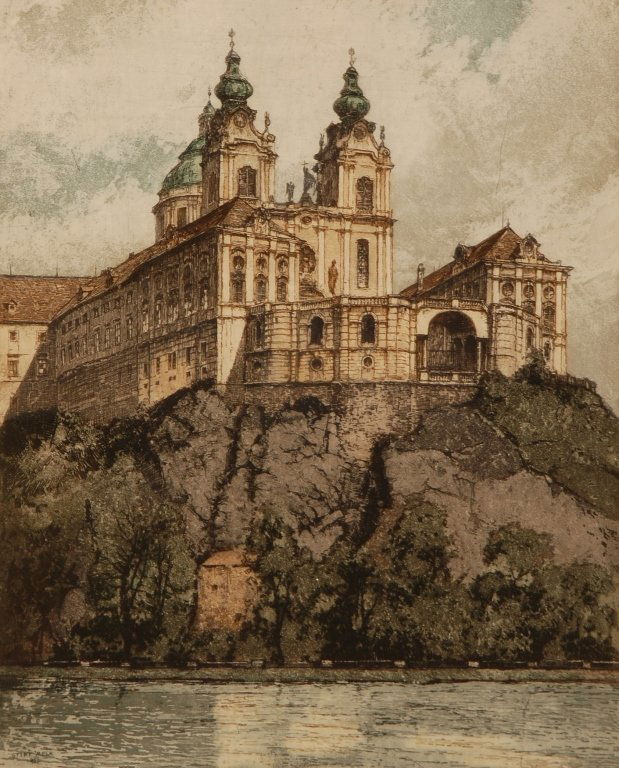 TWO JOSEF EIDENBERGER (1899-1991) PENCIL SIGNED COLOR (1 of 10)