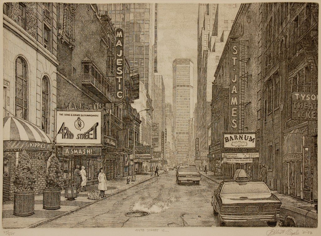 TWO PENCIL SIGNED ETCHINGS (1 of 10)