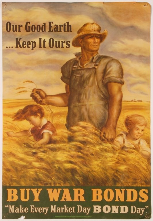 JOHN STEUART CURRY (1897-1946) WORLD WAR II POSTER (1 of 5)