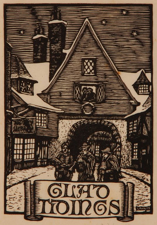 J.J. (JULIUS) LANKES (1884-1960) SIGNED BLOCK PRINT (1 of 8)