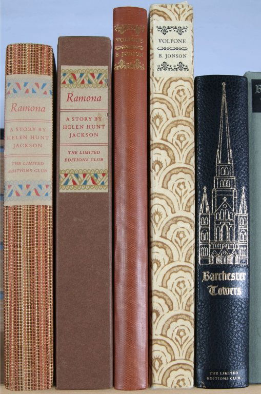 SIX LIMITED EDITIONS CLUB SETS: Includes: 1) Mitchell, Margaret. Gone With the Wind. Complete in two volumes. 1002/1500. Signed in the back of volume two by illustrator John Groth. Introduction by Henry Steele Commager. New York 196