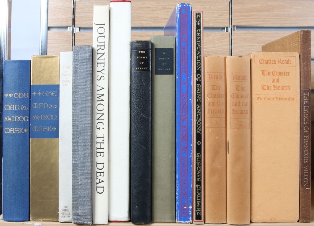 SEVEN LIMITED EDITIONS CLUB & SIMILAR SETS: Includes 1) Dumas, Alexandre. 'The Man in the Iron Mask.' in slip case. 132/1500. Signed in the back by illustrator Edy Legrand. Introduction by AndrÃ© Maurois. New York 1965. 2) Field, Eugene. 'Ver