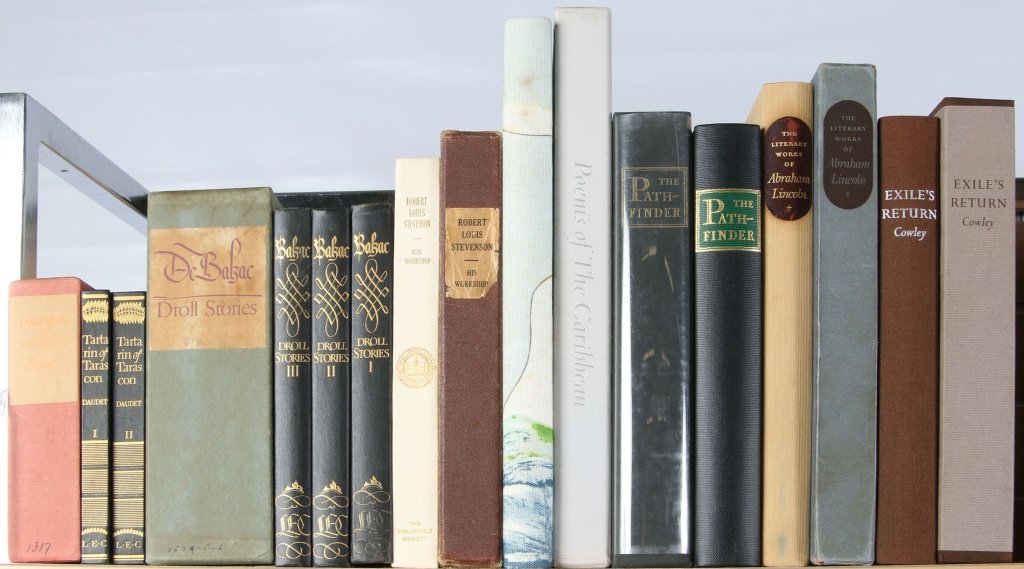 NINE LIMITED EDITIONS CLUB VOLUMES, PLUS ANOTHER: 1) 'Exiles Return: A Literary Odyssey of the 1920's' by Malcolm Cowley, introduction by Leon Edel, illustrated with contemporary photographs, New York, 1981, Limited Editions Club numbered 1907/2000, 