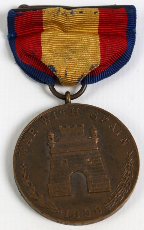 US ARMY WAR WITH SPAIN MEDAL 1898 (1 of 6)