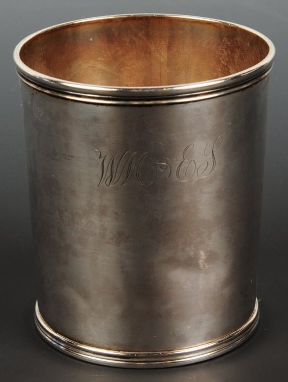 T. AYRES (KENTUCKY & IOWA) COIN SILVER JULEP CUP (1 of 6)
