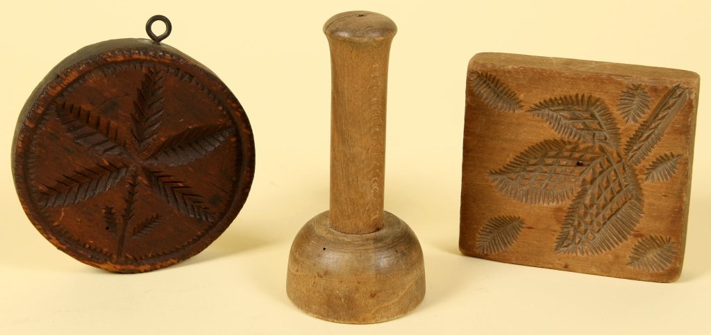 THREE 19TH C. AMERICAN BUTTER WORKING ITEMS (1 of 7)
