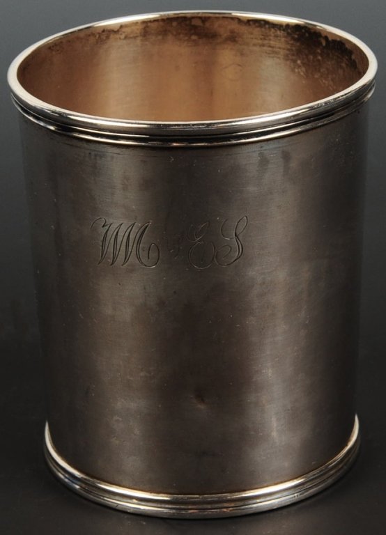 T. AYRES (KENTUCKY & IOWA) COIN SILVER JULEP CUP (1 of 6)