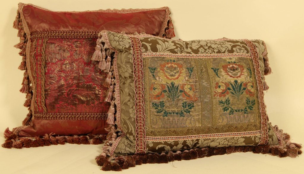 TWO PILLOWS FROM ANTIQUE TEXTILES (1 of 8)